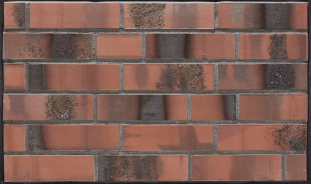 Stroeher  Облицовочная плитка BRICKWERK "Flammenrot", формат 240х71х12