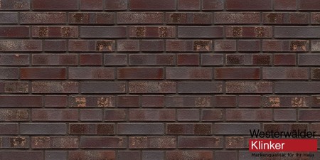 Westerwalder Klinker Клинкерный кирпич Violettblau geflammt Spezial 240*115*52