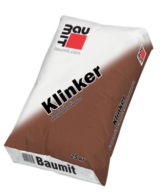 Baumit Кладочный раствор цветной Klinker Антрацит 25 кг