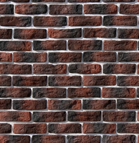 Искусственный камень Брюгге Брик (Brugge Brick) [в уп. 1,16 м2 с учётом шва 1,2 см] 315-70