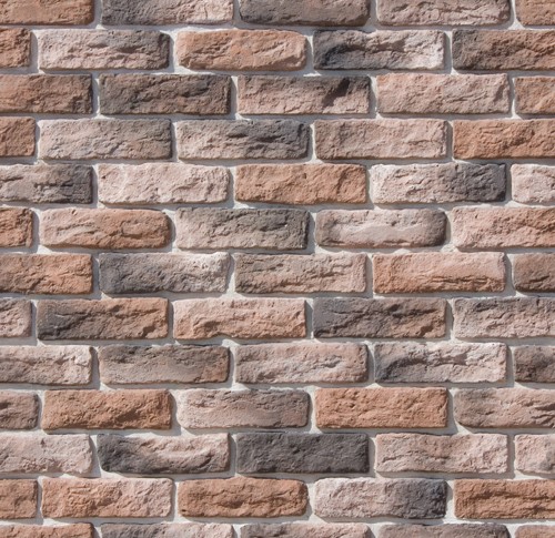 Искусственный камень Брюгге Брик (Brugge Brick) [в уп. 1,16 м2 с учётом шва 1,2 см] 316-70