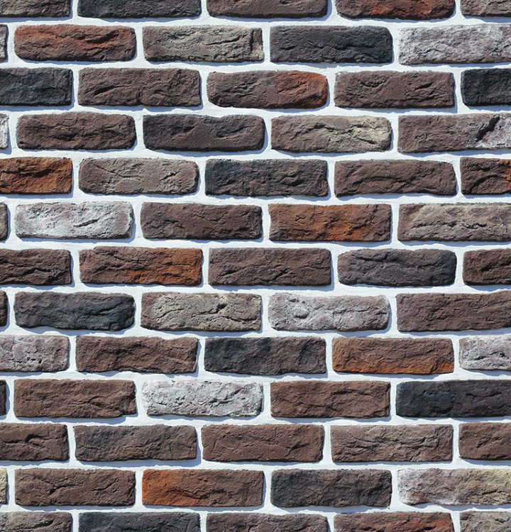 Искусственный камень Брюгге Брик (Brugge Brick) [в уп. 1,16 м2 с учётом шва 1,2 см] 319-60